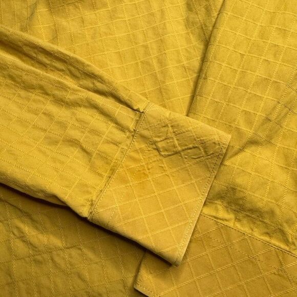 Rocawear Yellow Button Shirt Mens 3XL Long Sleeve Button  Shirt Hip Hop Skater - Picture 8 of 12